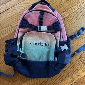 Pottery Barn Kids Gradient Backpack - Pink, Orange, Green